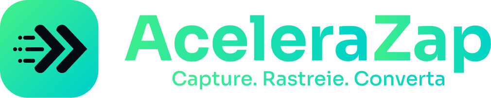AceleraZap · Capture. Rastreie. Converta